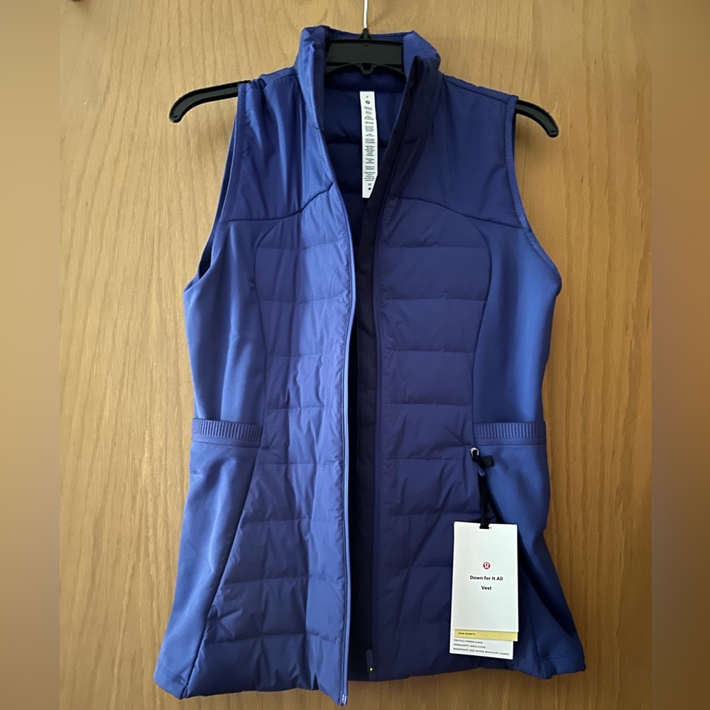 NWT Down For It All Lululemon Vest
